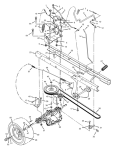 Part Location Diagram of 1001022E701 Murray DISCONTINUED